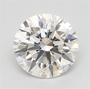 Picture of Natural Diamond 0.41 Carats, Round with Excellent Cut, I Color, VVS2 Clarity and Certified by GIA