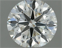 Natural Diamond 0.70 Carats, Round with Excellent Cut, J Color, SI1 Clarity and Certified by IGI