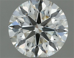 Picture of Natural Diamond 0.70 Carats, Round with Excellent Cut, J Color, SI1 Clarity and Certified by IGI