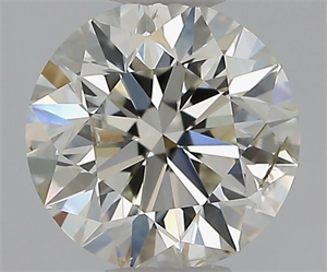Picture of Natural Diamond 1.00 Carats, Round with Excellent Cut, J Color, I1 Clarity and Certified by GIA