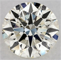 Natural Diamond 0.60 Carats, Round with Excellent Cut, L Color, SI1 Clarity and Certified by GIA