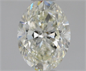 Natural Diamond 1.20 Carats, Oval with  Cut, J Color, VVS2 Clarity and Certified by GIA
