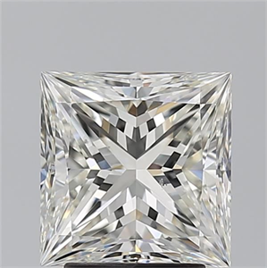 Picture of Natural Diamond 3.01 Carats, Princess with  Cut, I Color, SI1 Clarity and Certified by GIA