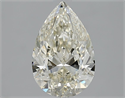 Natural Diamond 2.01 Carats, Pear with  Cut, L Color, VVS1 Clarity and Certified by IGI