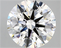 Lab Grown Diamond 4.01 Carats, Round with Ideal Cut, D Color, VVS2 Clarity and Certified by IGI