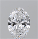 Diamante Natural 0.90 quilates, Ovalado , Color D, claridad SI2 y certificado GIA