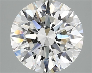 Picture of Lab Grown Diamond 3.10 Carats, Round with Ideal Cut, E Color, VVS2 Clarity and Certified by IGI