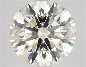 Foto Diamante Natural 2.50 quilates, Redondo , Color K, claridad SI2 y certificado GIA de