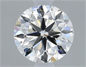 Natural Diamond 0.70 Carats, Round with Very Good Cut, F Color, VS1 Clarity and Certified by IGI
