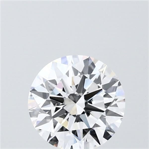Picture of Lab Grown Diamond 1.50 Carats, Round with Excellent Cut, E Color, VVS2 Clarity and Certified by IGI