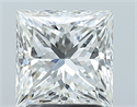 Natural Diamond 2.01 Carats, Princess with  Cut, H Color, VS2 Clarity and Certified by GIA