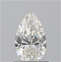 Natural Diamond 0.90 Carats, Pear with  Cut, J Color, SI2 Clarity and Certified by GIA