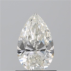 Picture of Natural Diamond 0.90 Carats, Pear with  Cut, J Color, SI2 Clarity and Certified by GIA