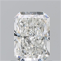 Natural Diamond 1.01 Carats, Radiant with  Cut, H Color, VVS2 Clarity and Certified by GIA