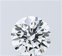 Lab Grown Diamond 1.55 Carats, Round with Ideal Cut, E Color, VVS2 Clarity and Certified by IGI