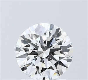 Picture of Lab Grown Diamond 1.55 Carats, Round with Ideal Cut, E Color, VVS2 Clarity and Certified by IGI