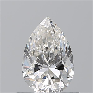 Picture of Natural Diamond 0.70 Carats, Pear with  Cut, H Color, VS2 Clarity and Certified by GIA
