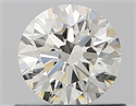 Natural Diamond 0.59 Carats, Round with Excellent Cut, I Color, VS1 Clarity and Certified by GIA