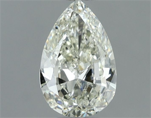 Picture of Natural Diamond 0.50 Carats, Pear with  Cut, I Color, VVS2 Clarity and Certified by IGI