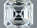Diamante Natural 1.71 quilates, Asscher , Color H, claridad VVS1 y certificado IGI