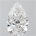 Natural Diamond 5.01 Carats, Pear with  Cut, D Color, VS1 Clarity and Certified by GIA