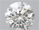 Diamante Natural 0.54 quilates, Redondo , Color I, claridad VVS1 y certificado GIA