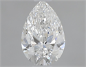 Natural Diamond 0.72 Carats, Pear with  Cut, F Color, SI1 Clarity and Certified by GIA