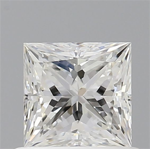 Picture of Natural Diamond 0.62 Carats, Princess with  Cut, G Color, VVS2 Clarity and Certified by GIA