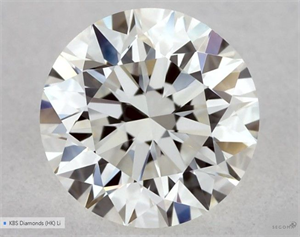 Foto Diamante Natural 0.50 quilates, Redondo , Color I, claridad VVS1 y certificado GIA de