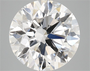 Picture of Lab Grown Diamond 4.04 Carats, Round with Ideal Cut, D Color, VS1 Clarity and Certified by IGI