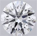 Del inventario de diamantes de laboratorio, 3.04 quilates, Redondo , Color E, claridad VVS2 y certificado GIA