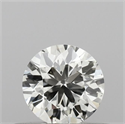 Natural Diamond 0.40 Carats, Round with Very Good Cut, J Color, VS2 Clarity and Certified by IGI