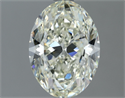 Natural Diamond 1.51 Carats, Oval with  Cut, J Color, VS1 Clarity and Certified by IGI