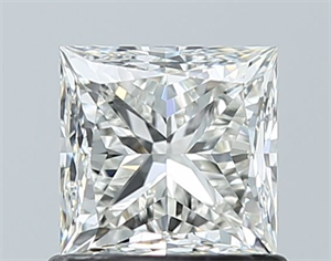 Picture of Natural Diamond 1.00 Carats, Princess with  Cut, I Color, VS1 Clarity and Certified by GIA