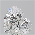 Natural Diamond 2.02 Carats, Heart with  Cut, H Color, SI2 Clarity and Certified by GIA