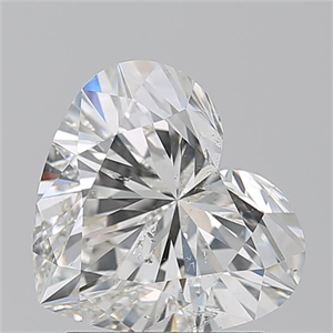 Picture of Natural Diamond 2.02 Carats, Heart with  Cut, H Color, SI2 Clarity and Certified by GIA
