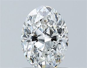 Picture of Natural Diamond 0.90 Carats, Oval with  Cut, F Color, VVS2 Clarity and Certified by GIA