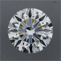 Natural Diamond 0.71 Carats, Round with Very Good Cut, F Color, SI1 Clarity and Certified by GIA