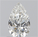 Natural Diamond 0.50 Carats, Pear with  Cut, G Color, VS1 Clarity and Certified by GIA