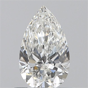 Picture of Natural Diamond 0.50 Carats, Pear with  Cut, G Color, VS1 Clarity and Certified by GIA
