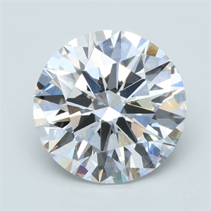 Picture of Lab Grown Diamond 4.42 Carats, Round with Ideal Cut, F Color, VVS1 Clarity and Certified by IGI
