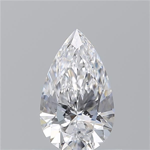 Picture of Natural Diamond 0.70 Carats, Pear with  Cut, D Color, VS2 Clarity and Certified by GIA