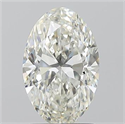 Natural Diamond 1.50 Carats, Oval with  Cut, J Color, VS2 Clarity and Certified by GIA