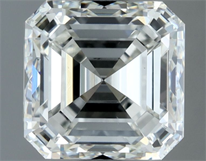 Picture of Natural Diamond 1.74 Carats, Asscher with  Cut, H Color, VS1 Clarity and Certified by IGI