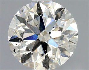 Picture of Natural Diamond 0.80 Carats, Round with Excellent Cut, H Color, SI2 Clarity and Certified by GIA