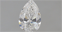Natural Diamond 0.54 Carats, Pear with  Cut, F Color, VVS1 Clarity and Certified by GIA