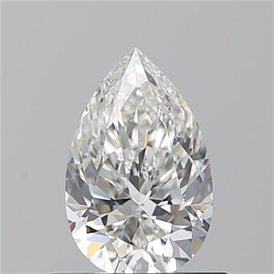 Picture of Natural Diamond 0.70 Carats, Pear with  Cut, G Color, VVS1 Clarity and Certified by GIA