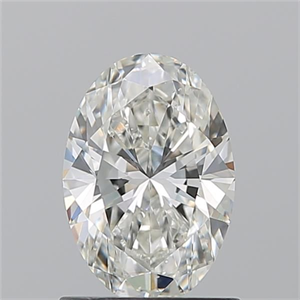 Picture of Natural Diamond 1.01 Carats, Oval with  Cut, I Color, SI2 Clarity and Certified by GIA