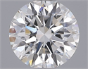 Lab Grown Diamond 1.03 Carats, Round with Ideal Cut, E Color, VVS2 Clarity and Certified by IGI
