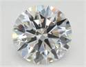 Lab Grown Diamond 2.05 Carats, Round with Excellent Cut, E Color, VS1 Clarity and Certified by GIA